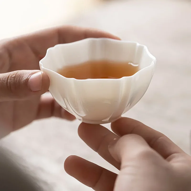Kitchen Appliances Wholesale - Suet-Fat-Tasse à thé en porcelaine blanche,