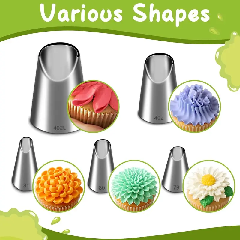 Kitchen Appliances Brand - Ensemble de 5 embouts de pâtisserie